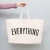 Alphabet Bags | Everything Tote Bags | Natural