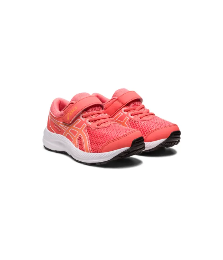 Asics Kids Trainers | Contend 8PS | Papaya/Summer