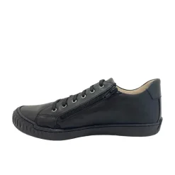 Bo-Bell School Shoes | Lace Up Olso | Black Leather
