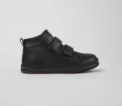 Camper School Shoes | Velcro Runner Boot | Black