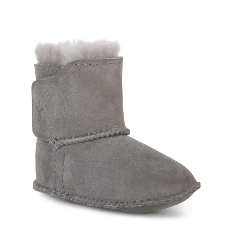 Emu Australia Baby Booties | Charcoal