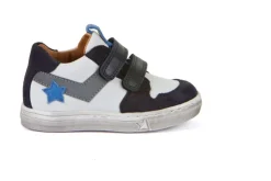 Froddo Dolby | Velcro Trainer | White & Blue