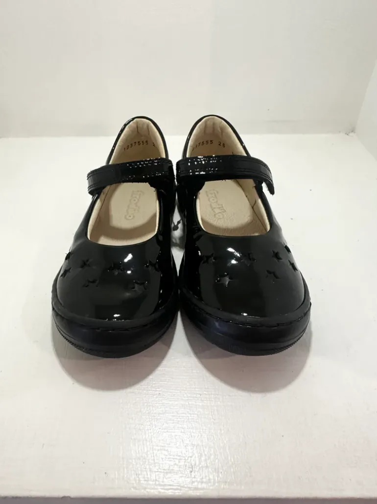 Froddo School Shoes | Mia Stars | Black Patent