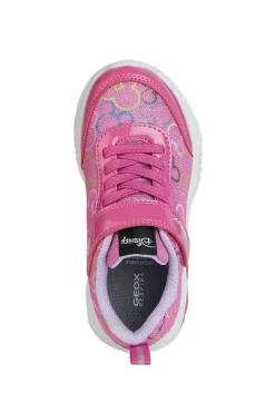 Geox Kids Trainers | Assister | Fuchsia & Multi