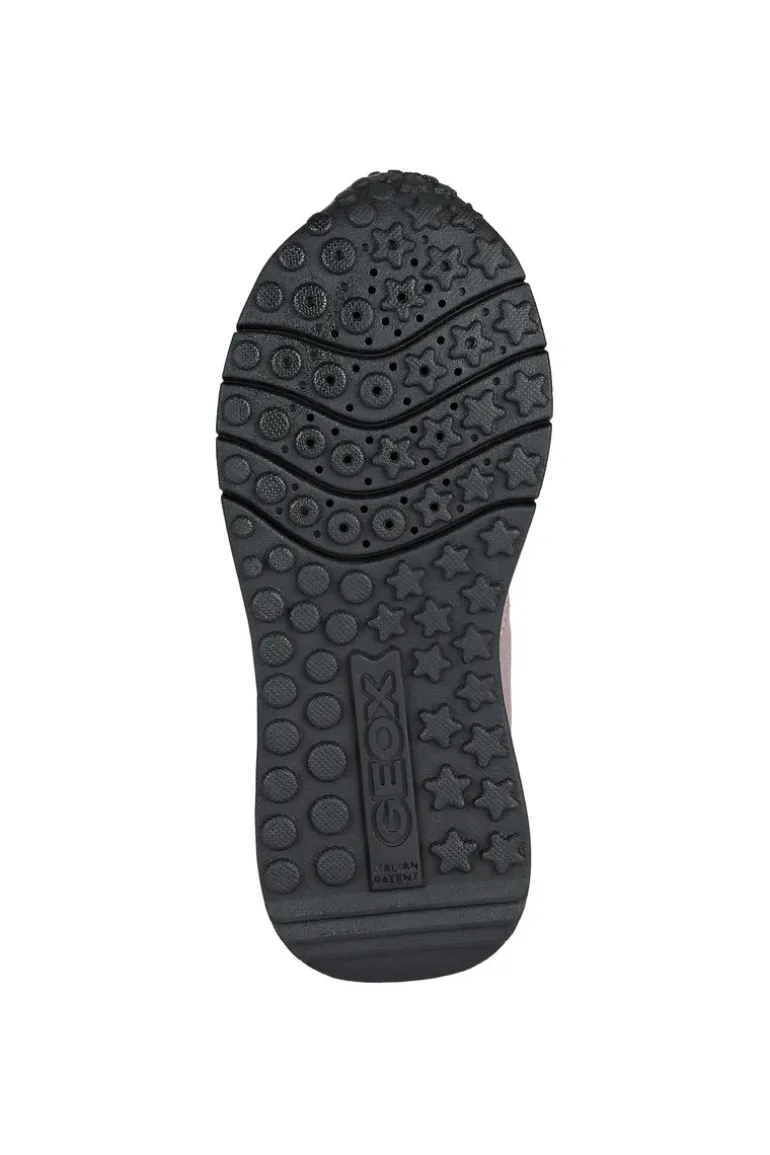 Geox Kids Trainers | Hi Top Weemble | Green & Black