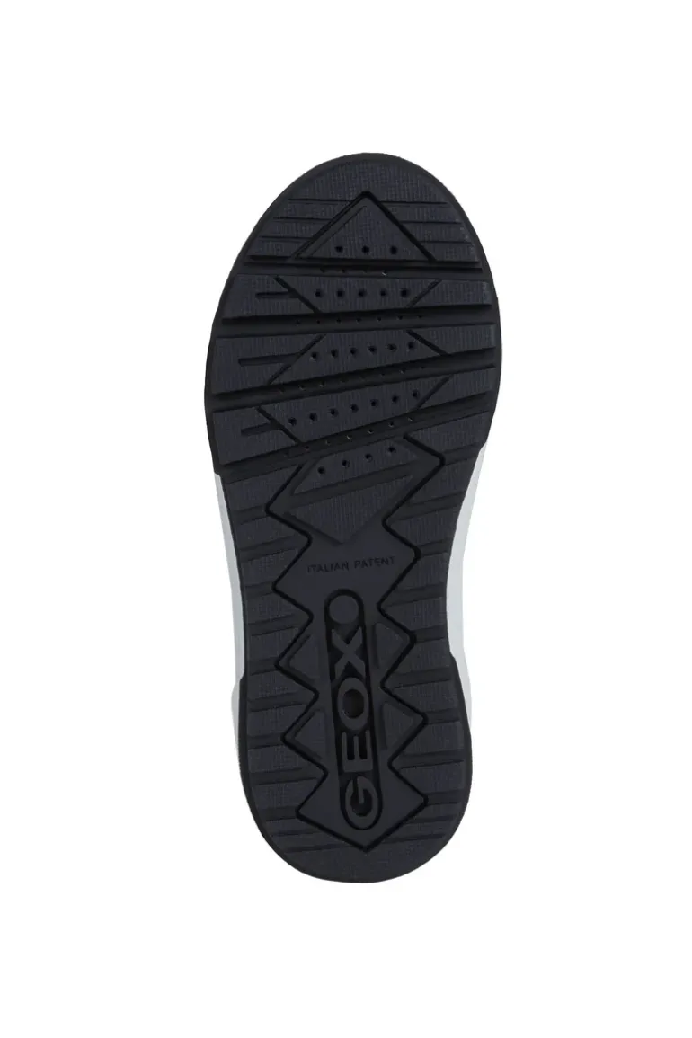 Geox Kids Trainers | Hi Top Weemble | Green & Black