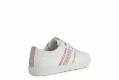 Geox Kids Trainers | Kathe | White & Light Rose