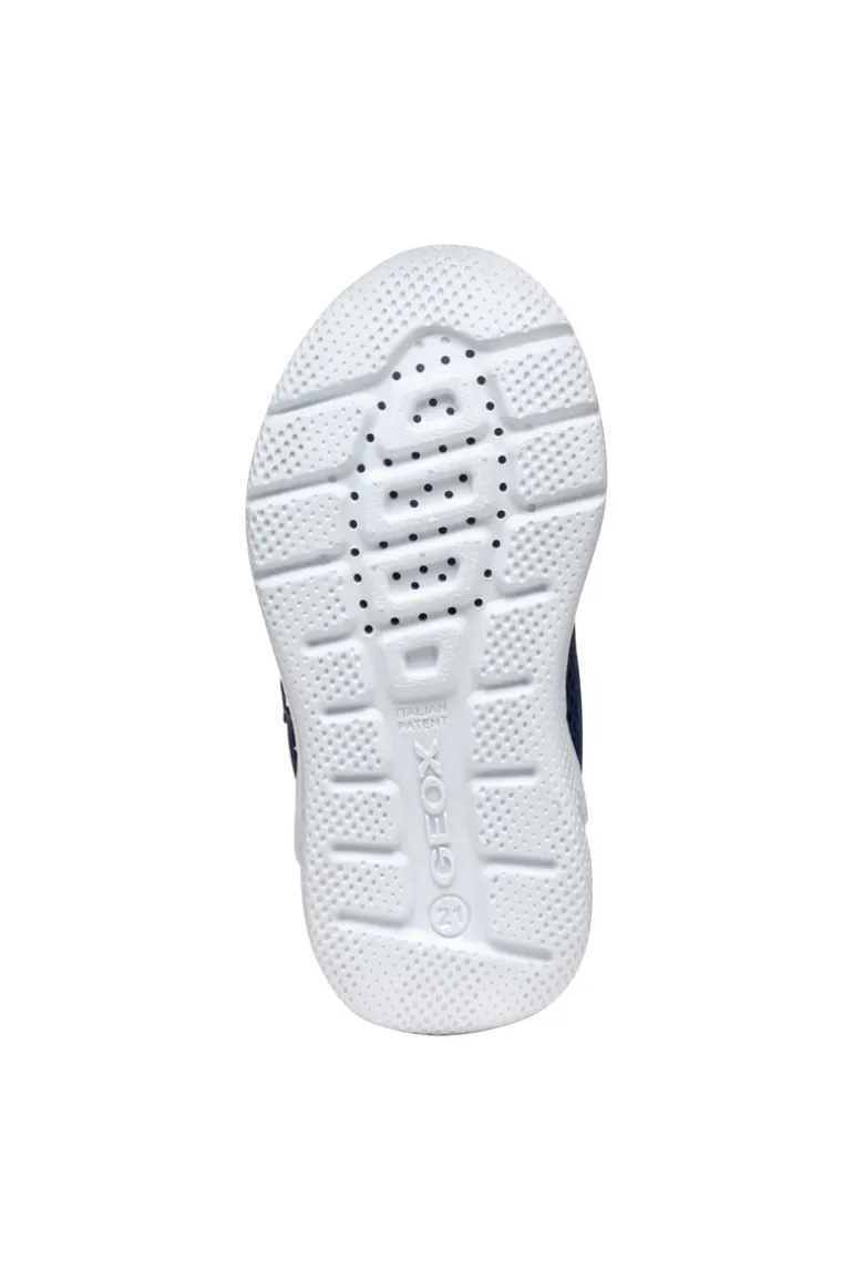 Geox Kids Trainers | Sprintye | Navy & Light Green