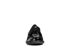 Geox School Shoes | Agata D Lace Up | Black Patent
