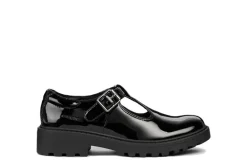 Geox School Shoes | Casey T-Bar | Black Patent