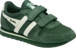 Gola Kids Trainers | Daytona | Evergreen, Black & White