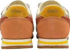 Gola Kids Trainers | Daytona | Gold, Orange Spice & Sun