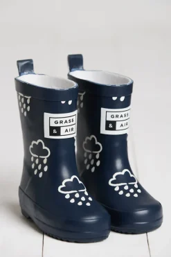 Grass & Air Wellies | Colour Changing | Navy