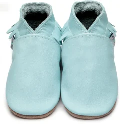 Inch Blue Soft Soles | Baby Pram Shoes | Baby Blue