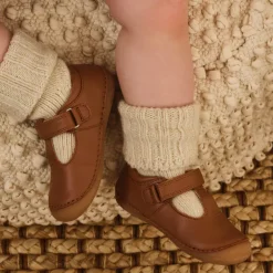 Prenta First Walker Shoes | Atlas | Tan Leather