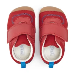 Start-Rite Cruiser Shoes | Shuffle | Nubuck Leather Red
