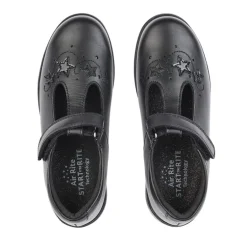 Start-Rite School Shoes | T-Bar Star Jump | Black Leather