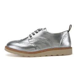 Young Soles Shoes | Brando Brogue | Silver